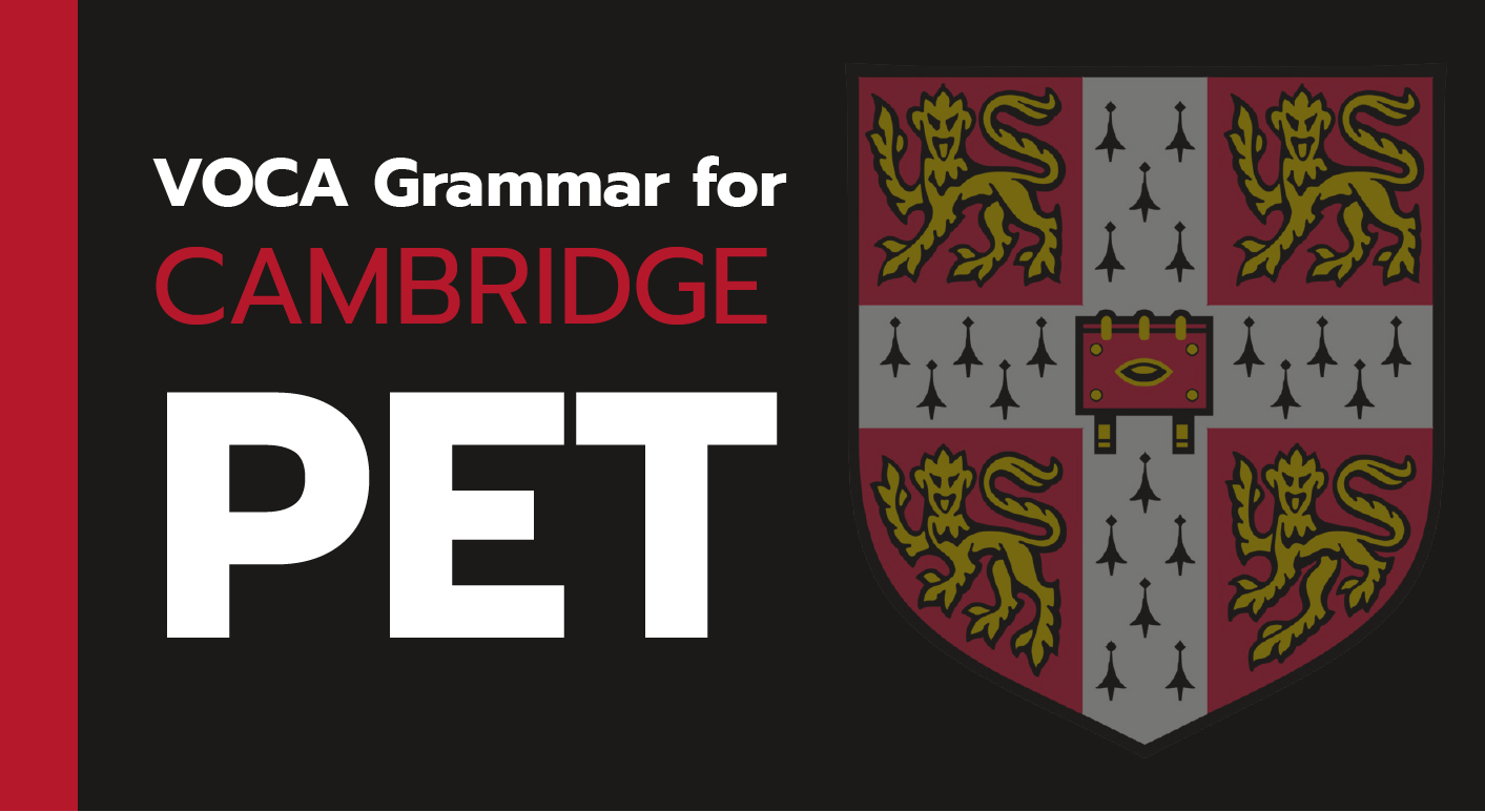 ENGLISH GRAMMAR FOR PET